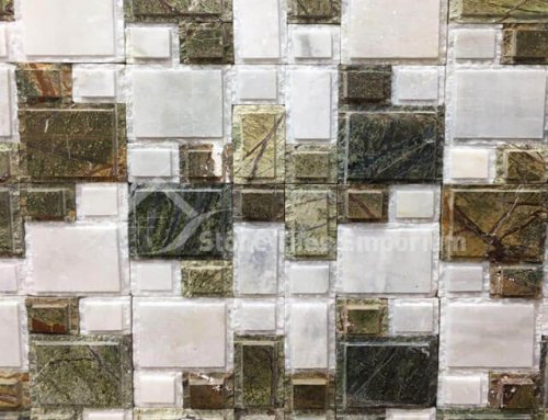 Green & White – Stone Tiles